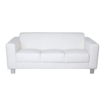 White Victorian Style Loveseat for Rent